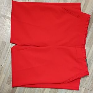Vibrant Red Women's Pants